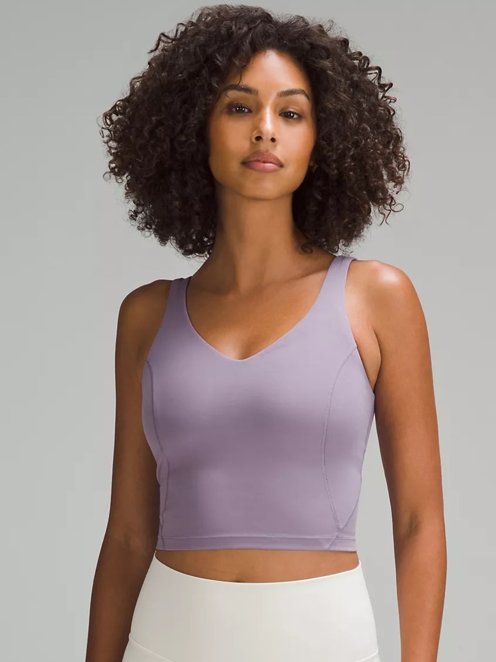 Lululemon Align Tank Top Light Support, C/D Cup Purple Ash